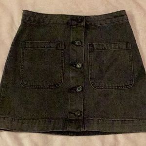 New free people black skirt